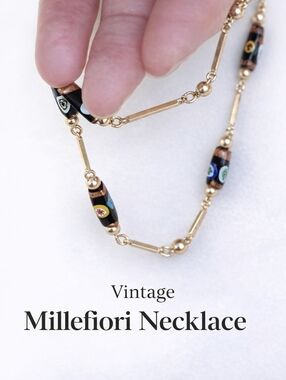 Vintage Millefiori Necklace‎